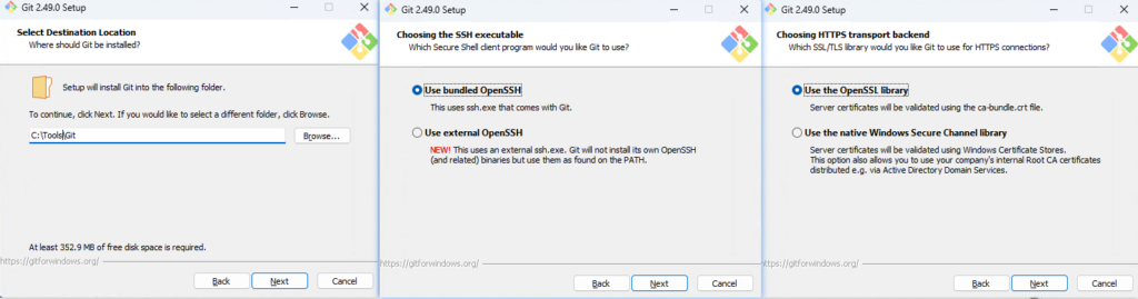 git install